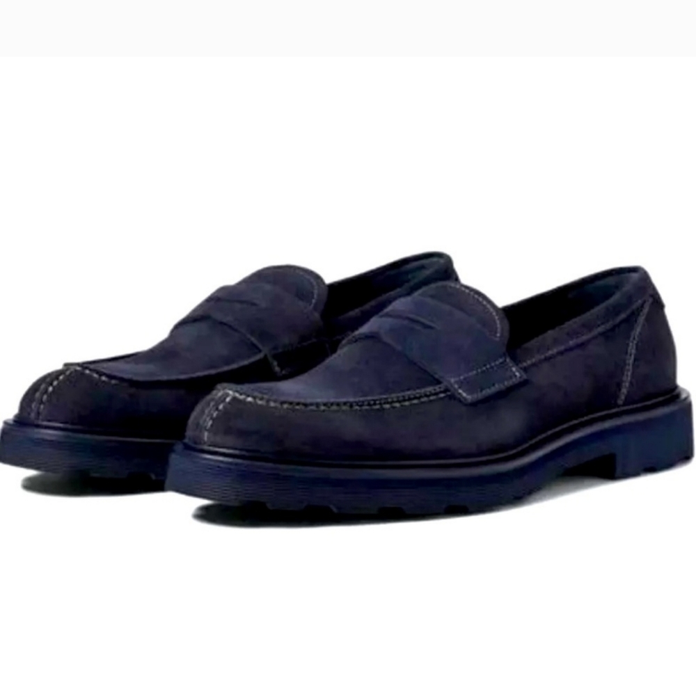 Good Man Lexington Loafer Blue Suede Sz 7